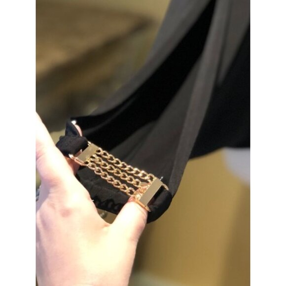 Boston Proper Black Dolman Cold Shoulder Dressy Top Blouse Shirt Evening Size XS - Picture 6 of 11